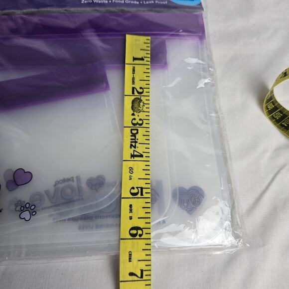 Petco Love Reusable Zip Bags Food Grade Leak Proof 15 Bags 3 Sizes New Sealed - Picture 10 of 13